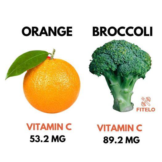 orange vs broccoli
