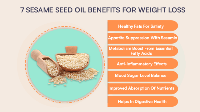 7 Sesame Seed Oil Benefits For Weight Loss