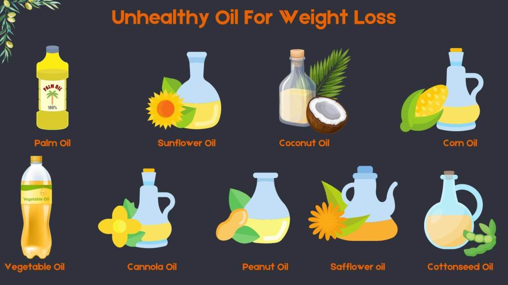 Unhealthy oil to avoid for weight loss