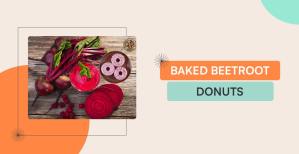 Baked Beetroot Donuts