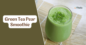 green tea pear smoothie