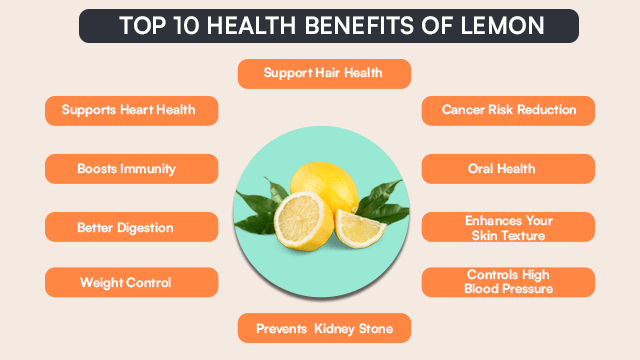 Top 10 Health Benefits Of Lemon