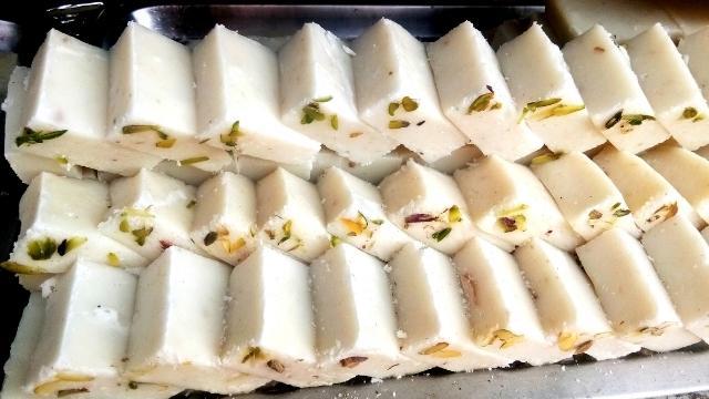 coconut barfi